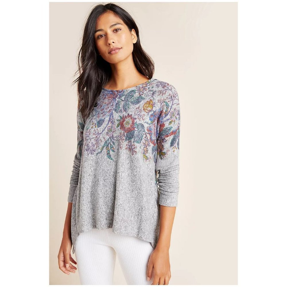 Anthropologie Saturday Sunday Kelyn Hacci Pullover Gray sz XS Women's Top
